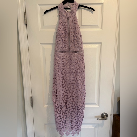 Bardot Milana Gemma Lace Halter Dress - Picture 5 of 9